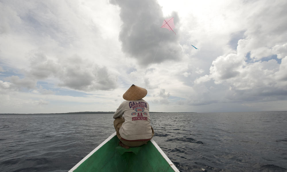 Fishing for skipjack tuna in Indonesia