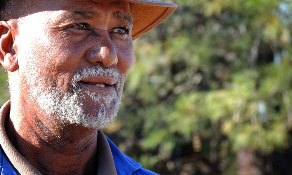 Farmer in Namibia