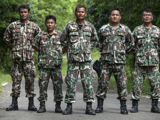 Rangers in Kui Buri, Thailand
