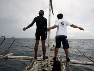 men on boat