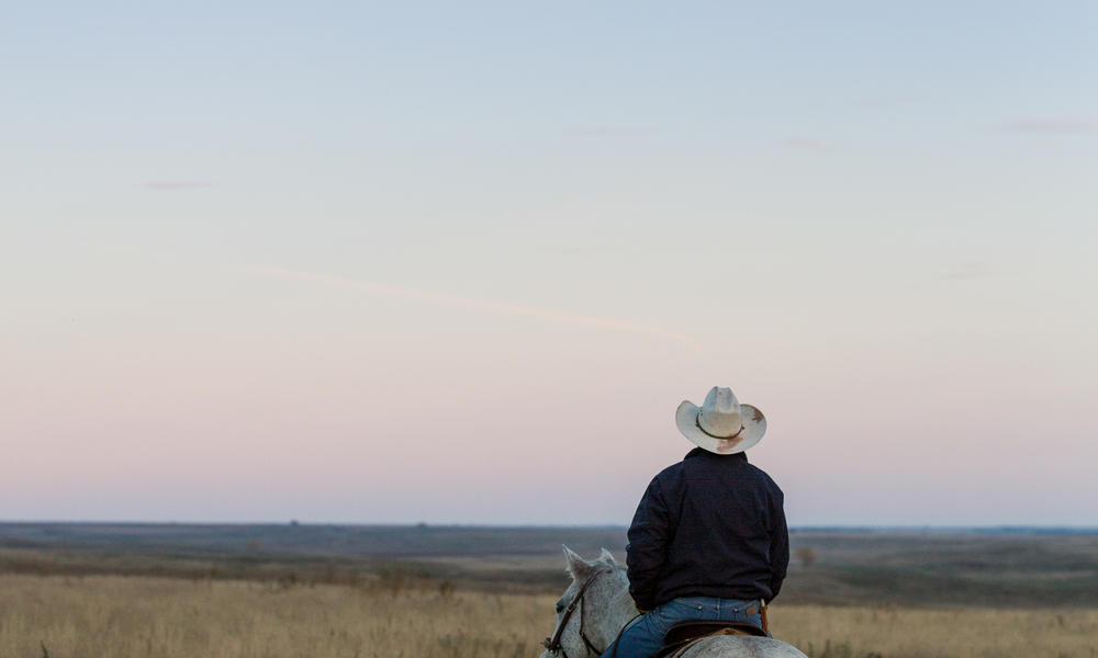 Rancher in Lowry, South Dakota