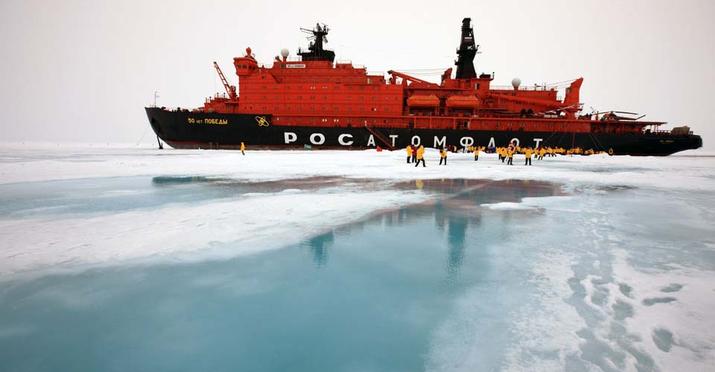 50 years of victory ship north pole landscape TRAVEL ONLY