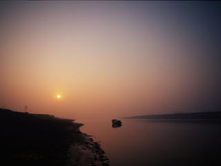 boat in river