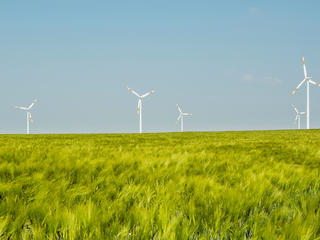 Group of wind turbines, Selfkant, Germany