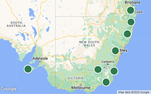 Fire recovery map