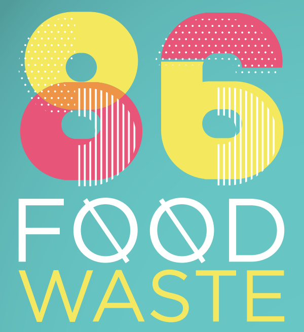 86 Food Waste Logo