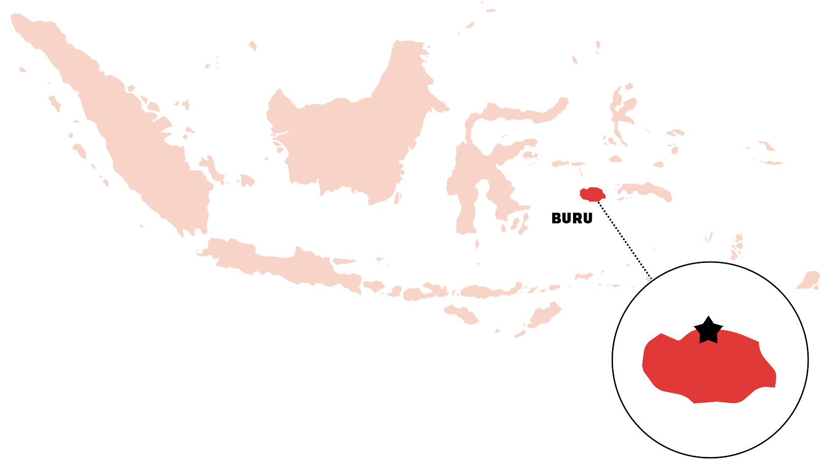 Buru Indonesia map WWfall2026