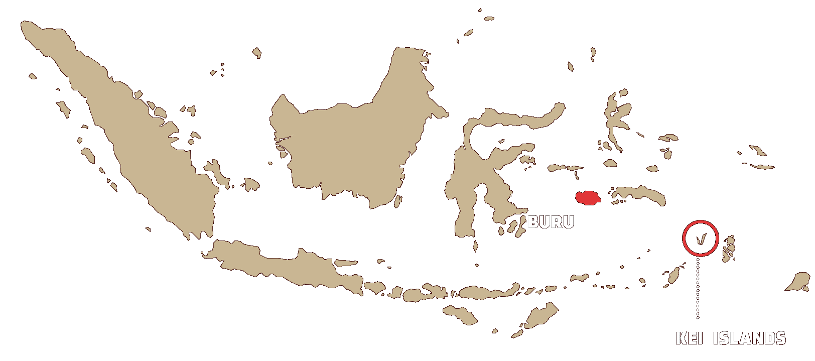 Map Kei Islands WWfall2026