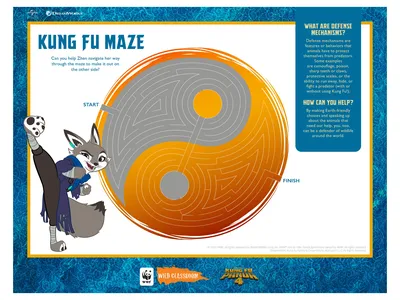 Kung Fu Panda Maze
