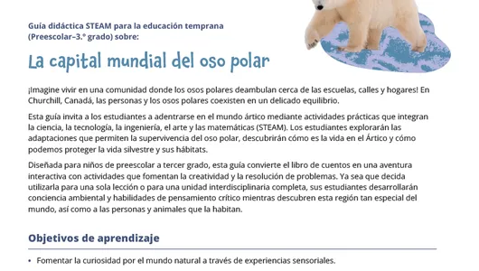 Polar Bear STEAM guide SPANISH