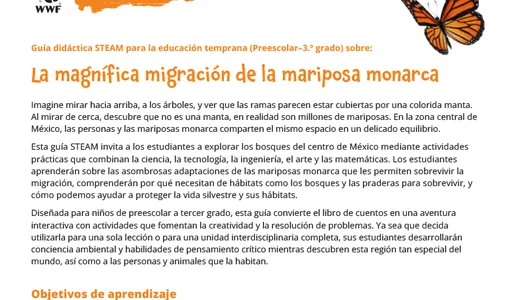 Monarchs STEAM guide SPANISH