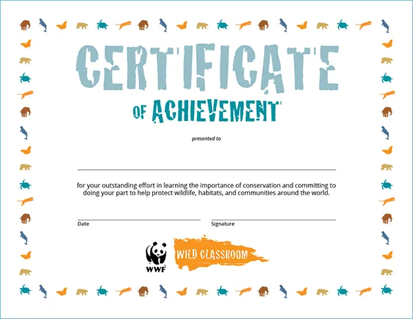 Certificate of Achievement