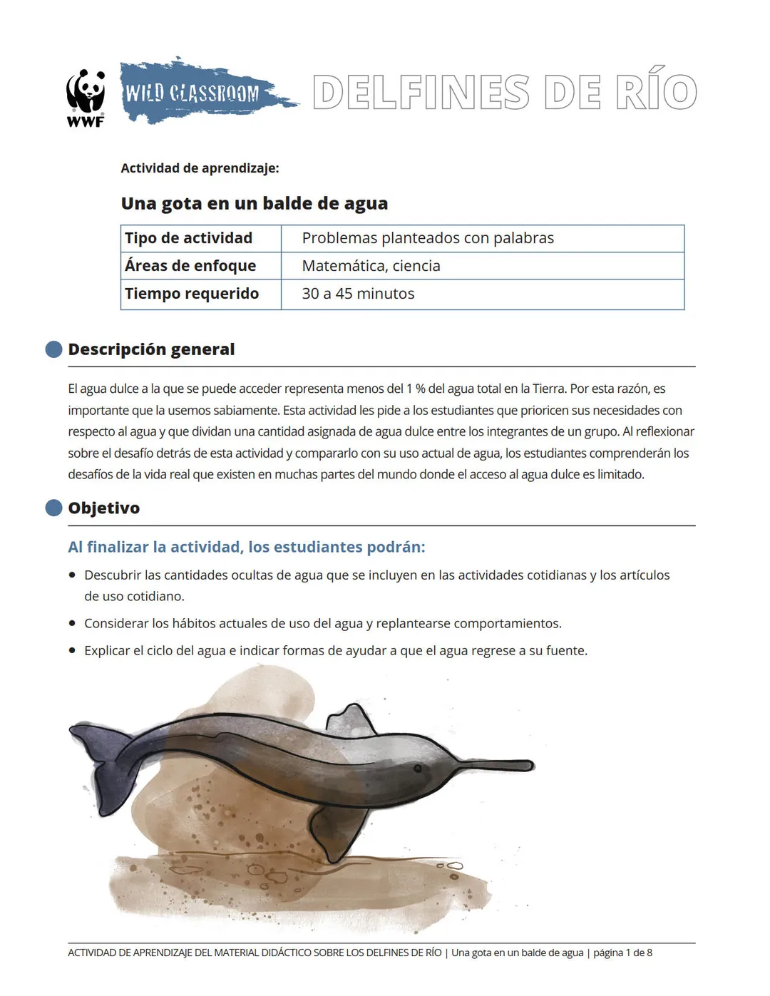 Una gota en un balde de agua