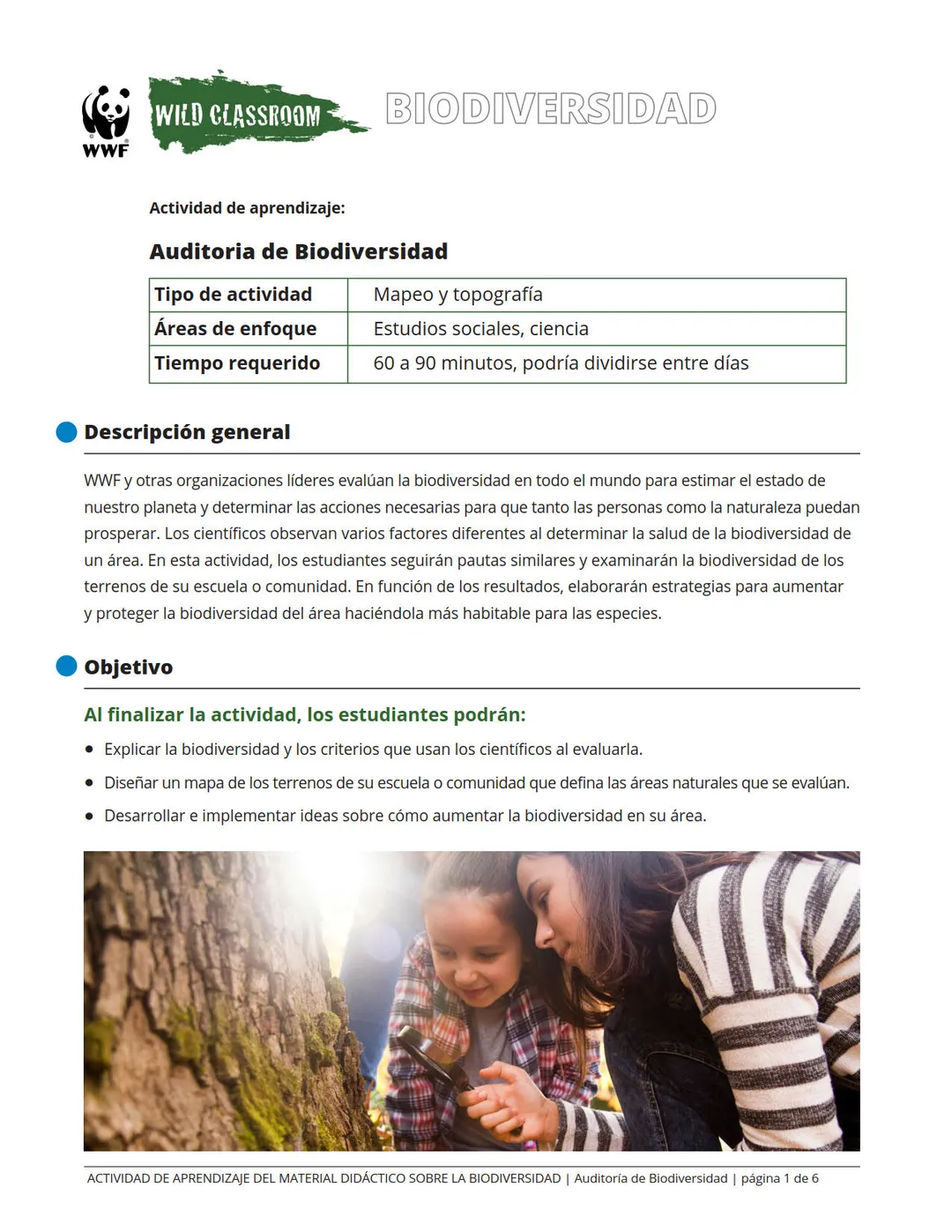 Auditoria de Biodiversidad