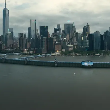 A future city from Extrapolations