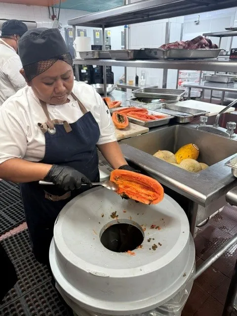 Food waste loss at hotels in Mexico