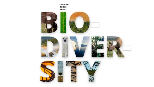 A preview of the cover slide of the biodiversity educators resource guide
