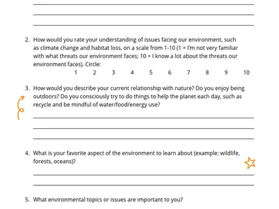 Club Member Questionnaire