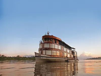 Delphin II boat in the Amazon of Peru
