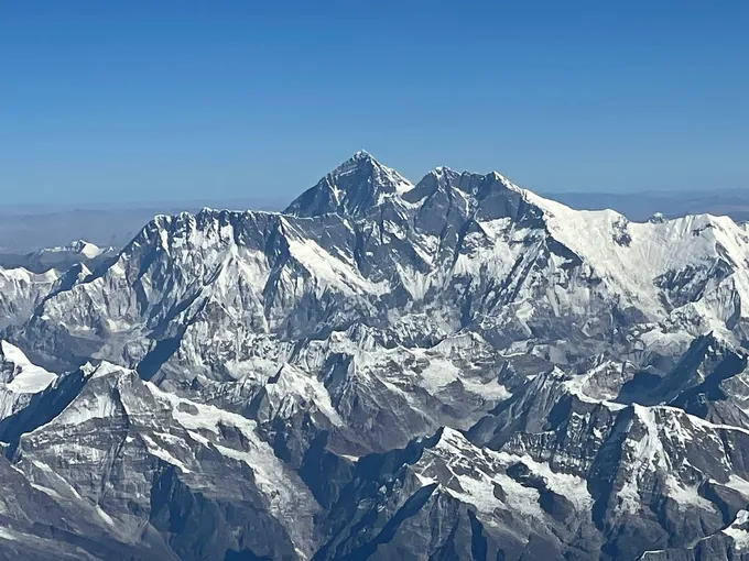 Mountains from above