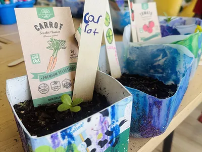 Garden starter kit made by students