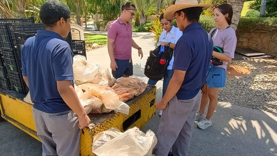 Food waste loss at hotels in Mexico