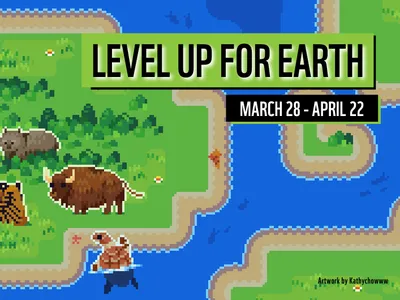Level Up for Earth graphic