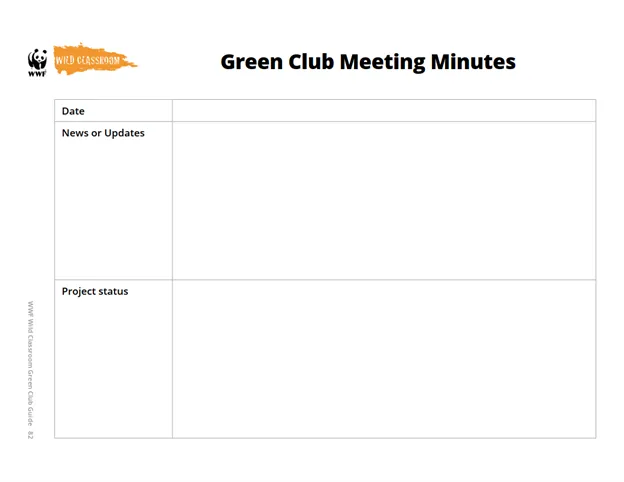 Meeting Minutes Log