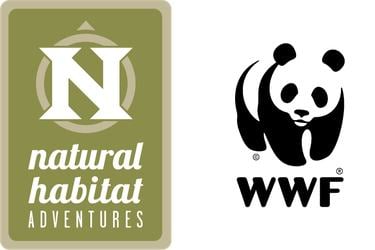Logo of WWF and Natural Habitat Adventures
