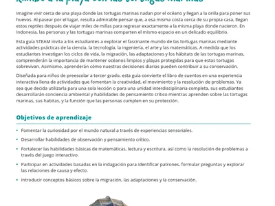 STEAM guide for sea turtle storybook (Spanish)