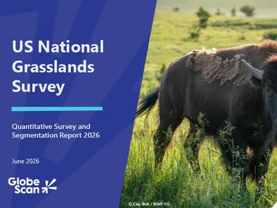 Report cover with bison image