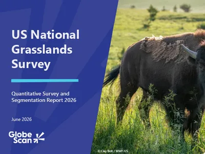 Report cover with bison image