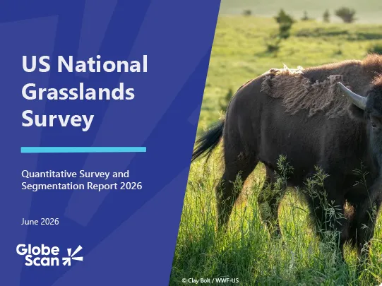Report cover with bison image