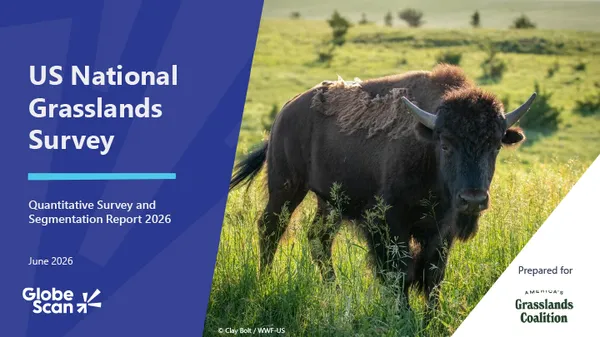 Report cover with bison image