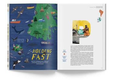Magazine open to feature on Chile