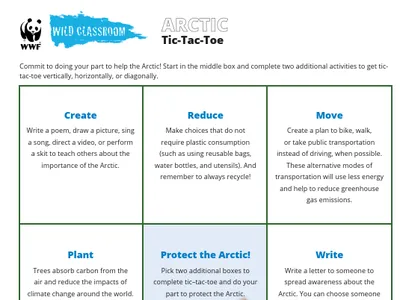 Take Action Tic-Tac-Toe