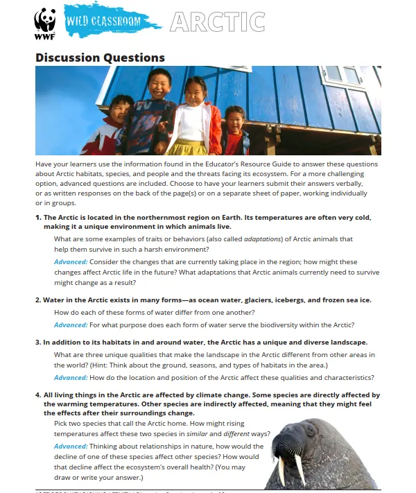 Arctic Discussion Questions