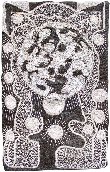 Grey tapestry