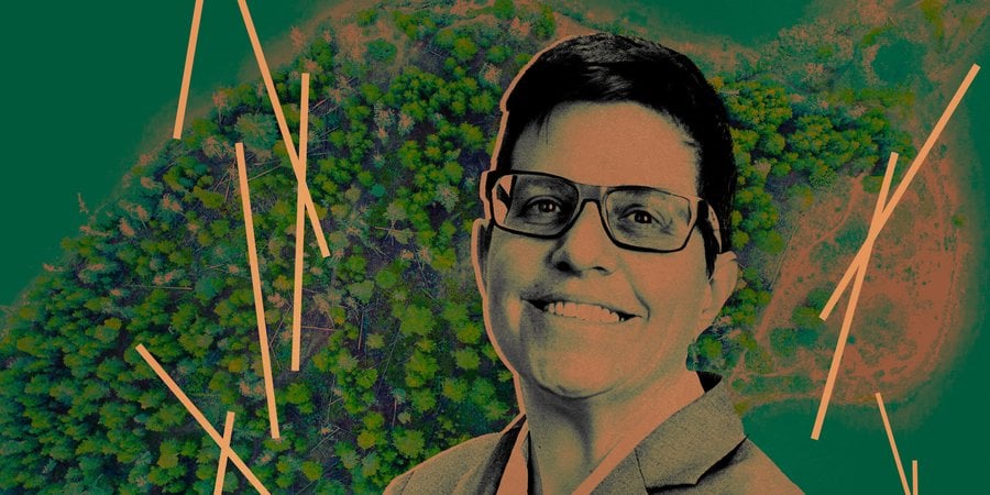 Photo illustration of Sarah Billig