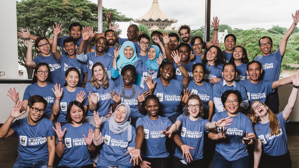 Group photo of the 2019 class of Russell E. Train Fellows
