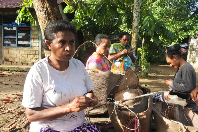 Women weaving