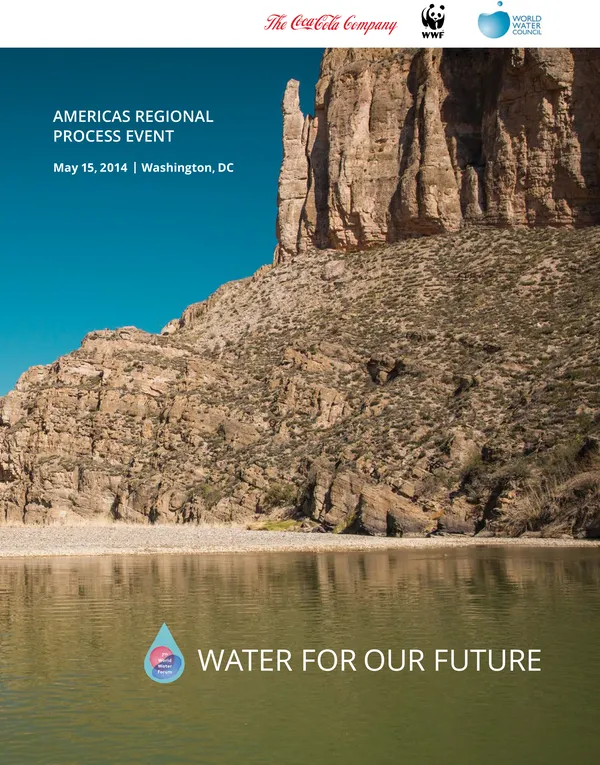 report cover with image of river edge below rocky canyon