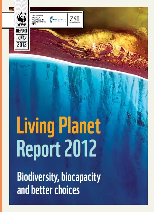 Cover of 2012 WWF Living Planet Report