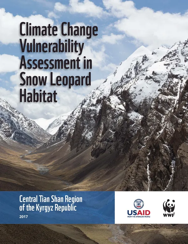 report cover featuring valley between snow capped peaks