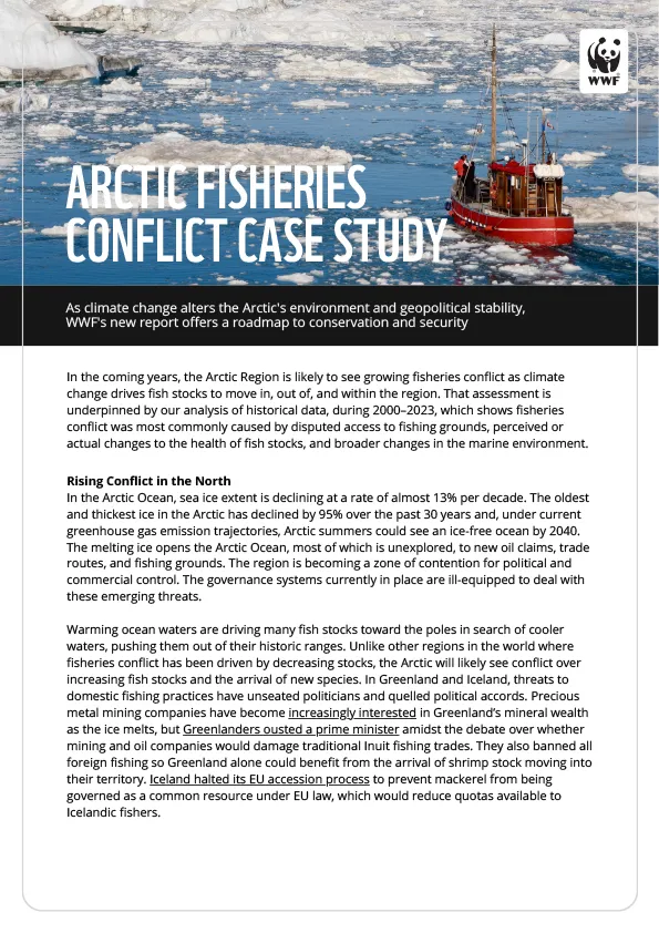 Arctic Fisheries Report Cover