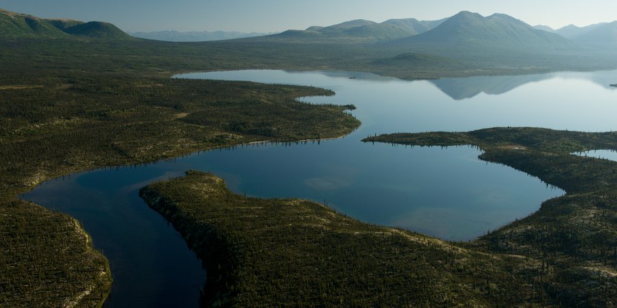 Bristol Bay, Alaska, from the air