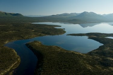 Bristol Bay, Alaska, from the air