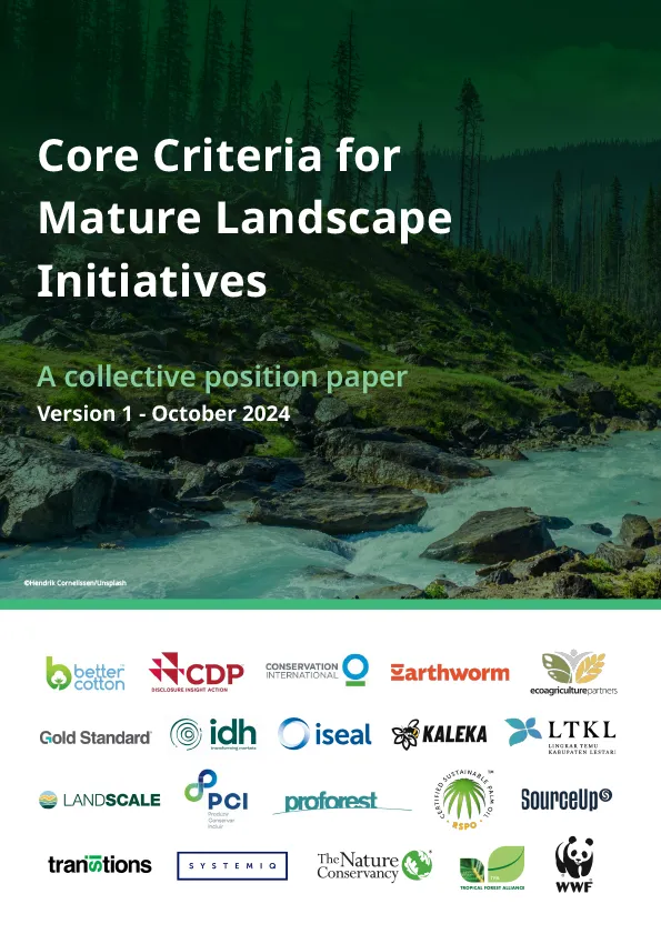 Report cover with trees