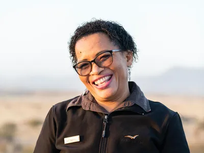 Anges Bezuidenhout the manager of Doro Nawas Wilderness camp