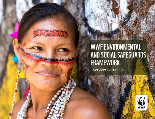 Indigenous woman with painted face